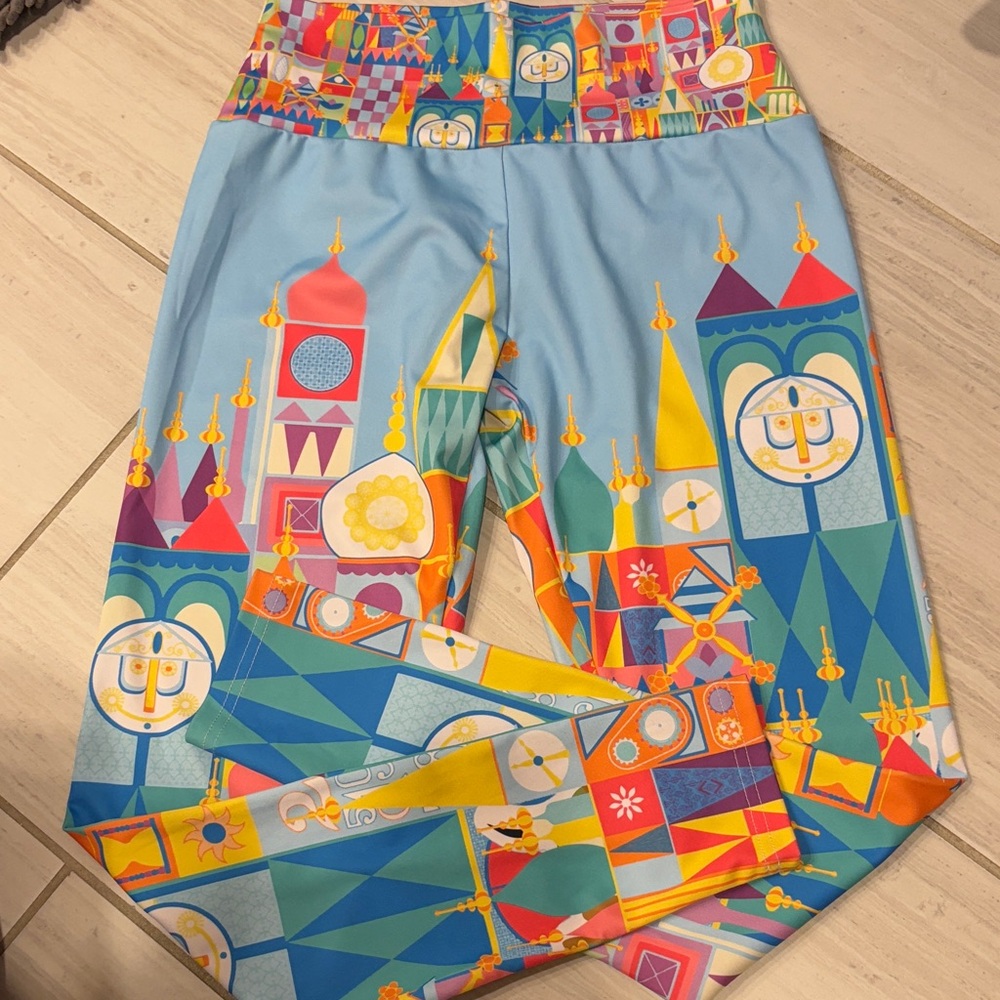 Colorful Geometric Print Women's Pants